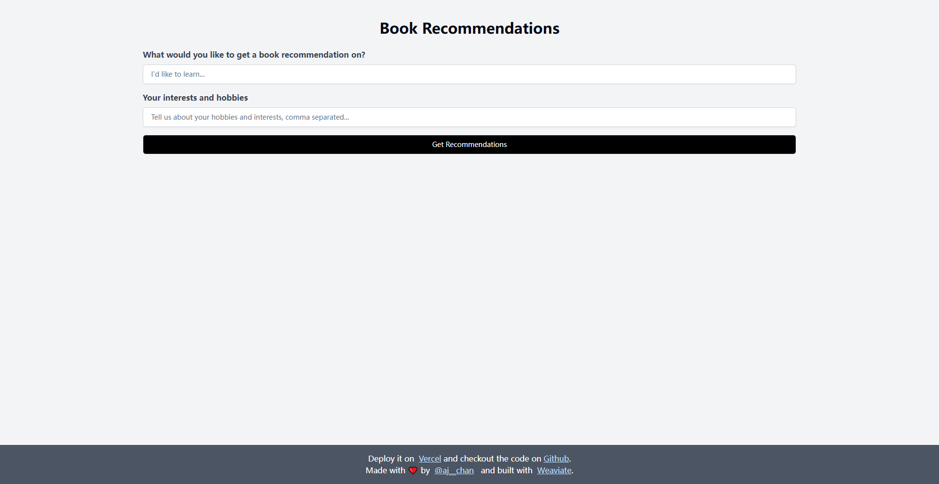 BookRecs