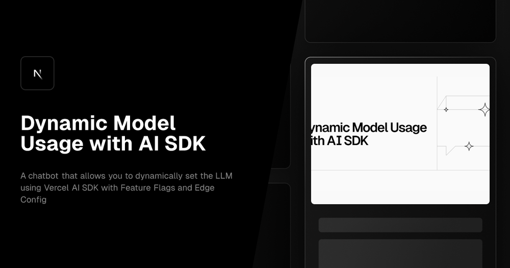 Dynamic Model Usage with AI SDK