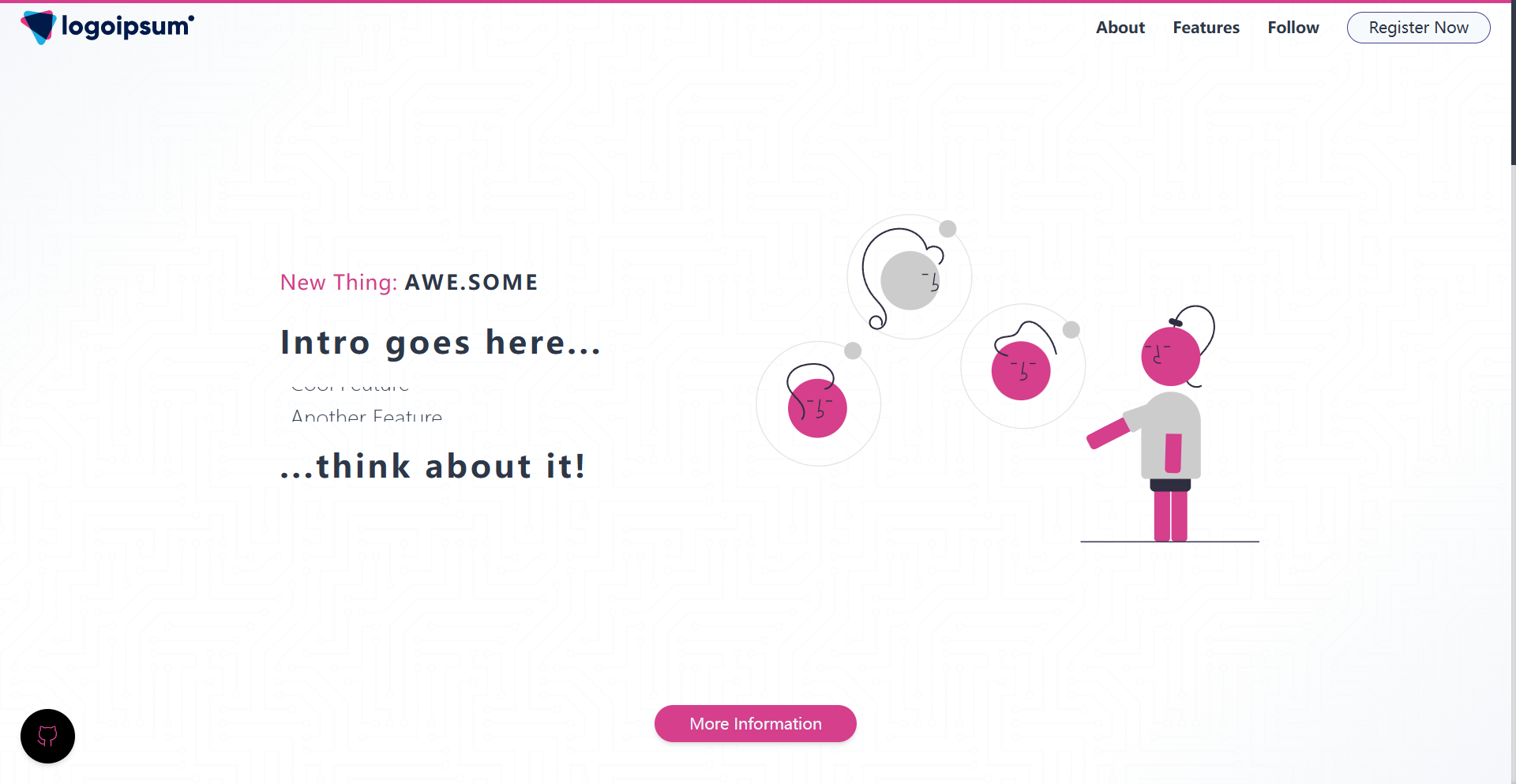 Hugo Landing Page
