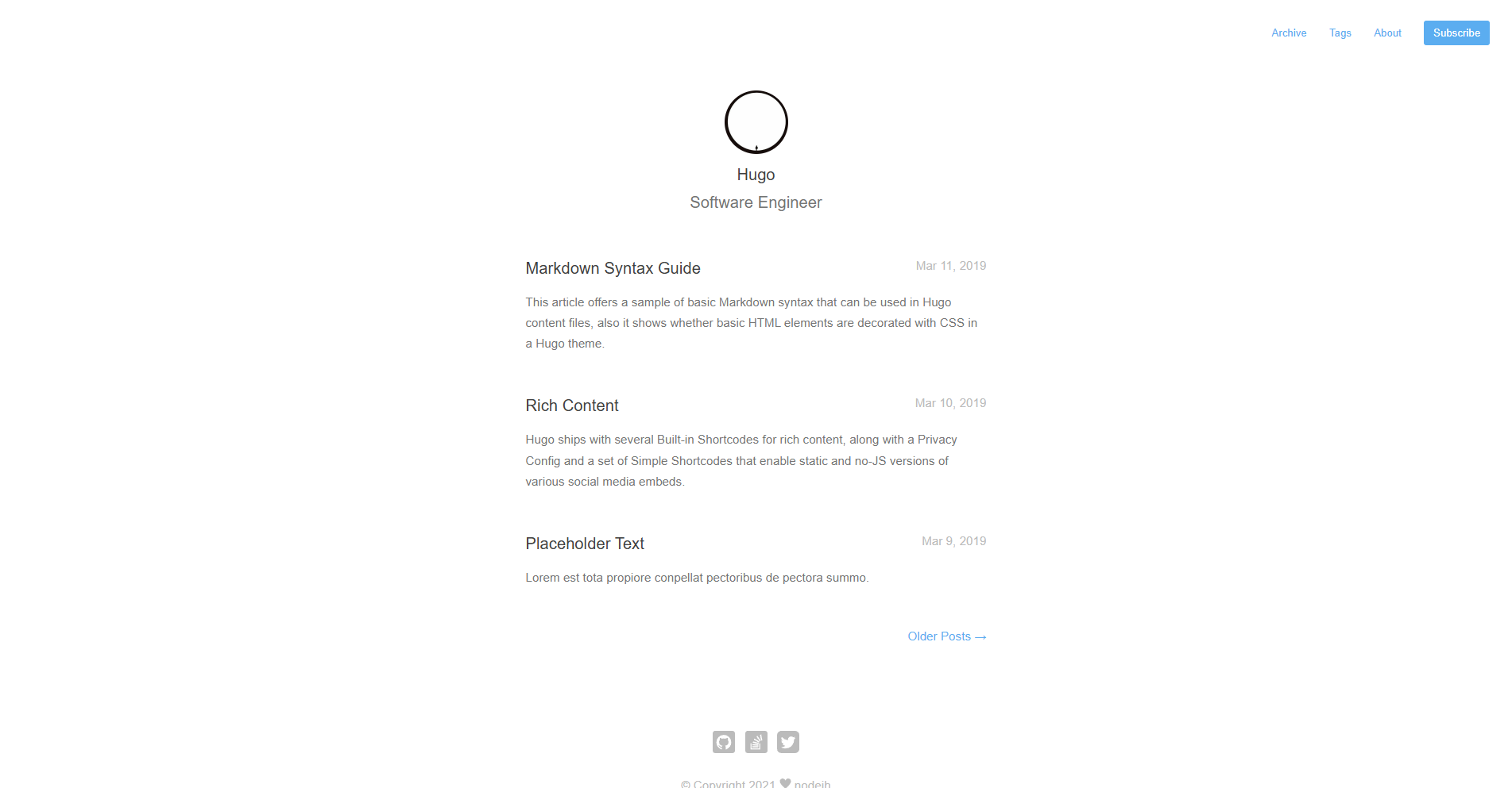 hugo-theme-mini