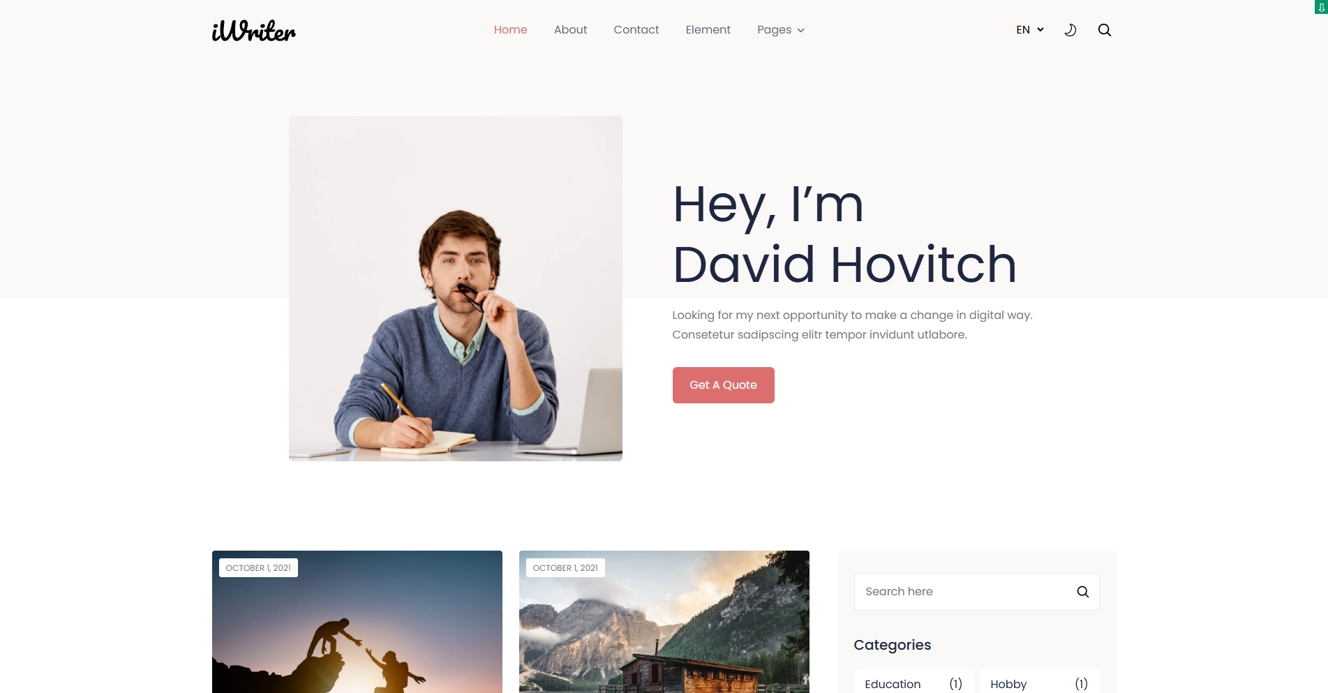 iWriter Hugo