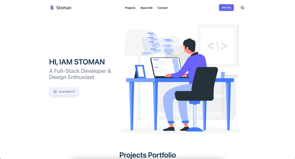 nuxtjs-tailwindcss-portfolio