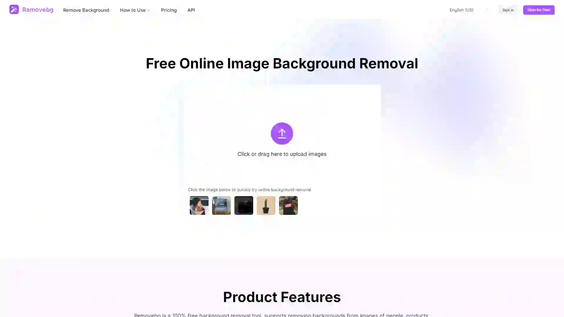 Online AI Background Removal Tool