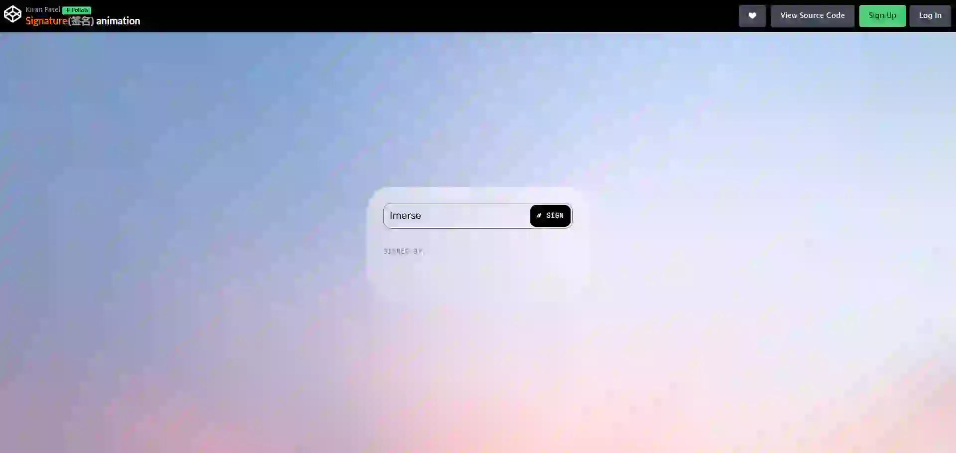 Online English Signature