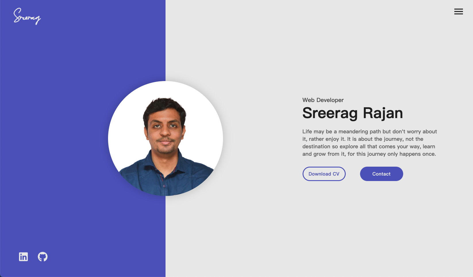 Sreerag Rajan Portfolio