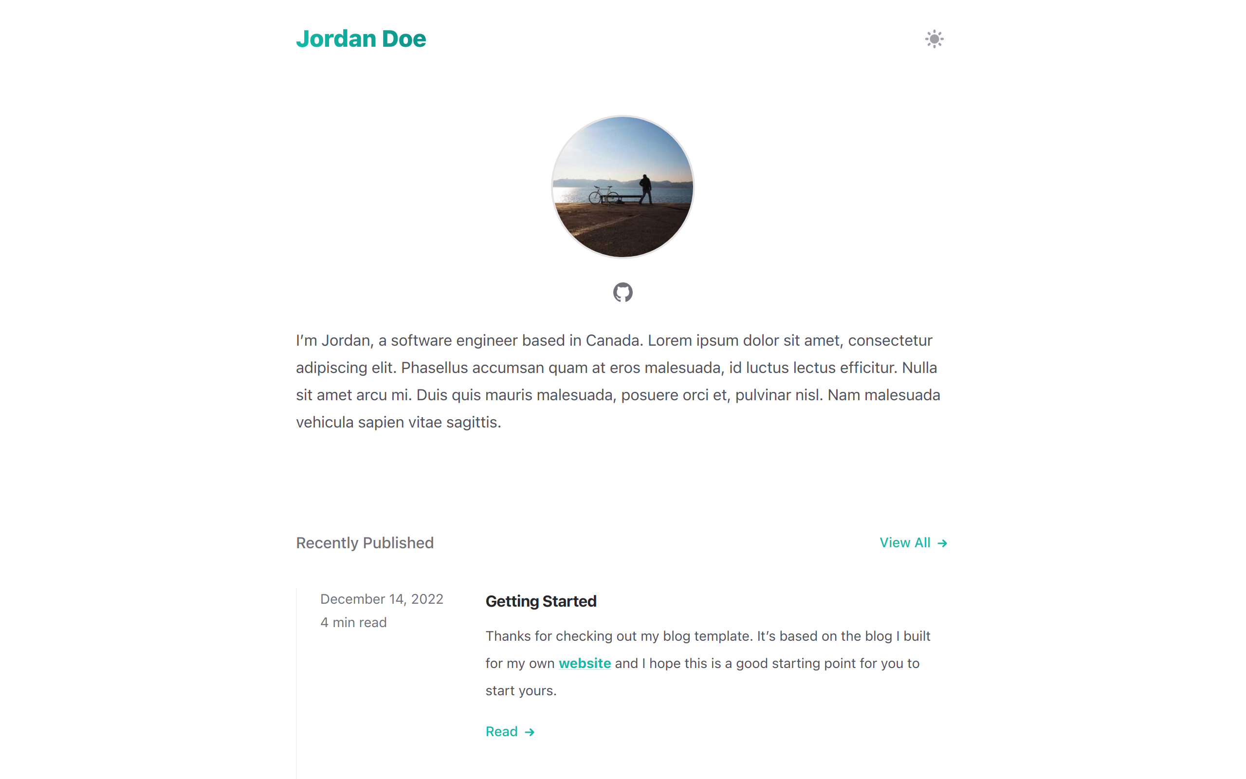 SvelteKit Blog Template