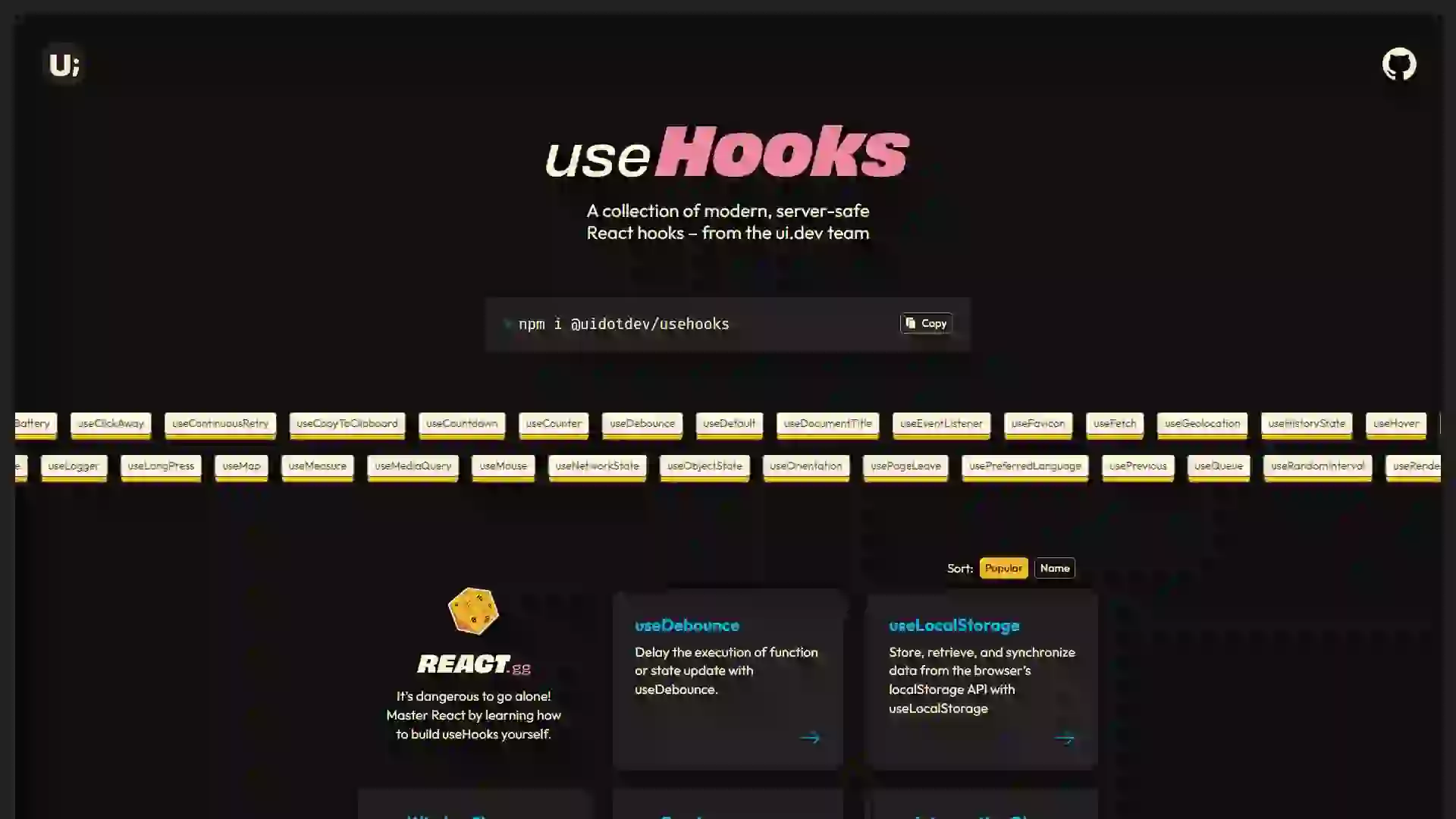 usehooks